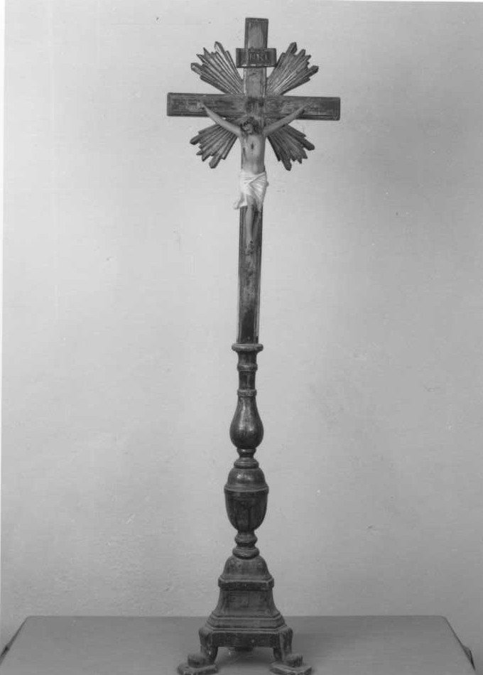 croce d'altare - bottega marchigiana (terzo quarto sec. XIX)