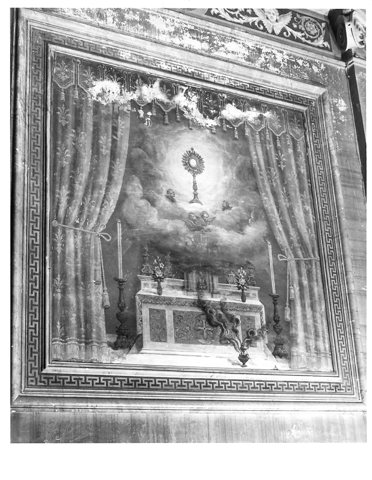 gloria dell'Eucaristia (dipinto) - ambito marchigiano (ultimo quarto sec. XIX)