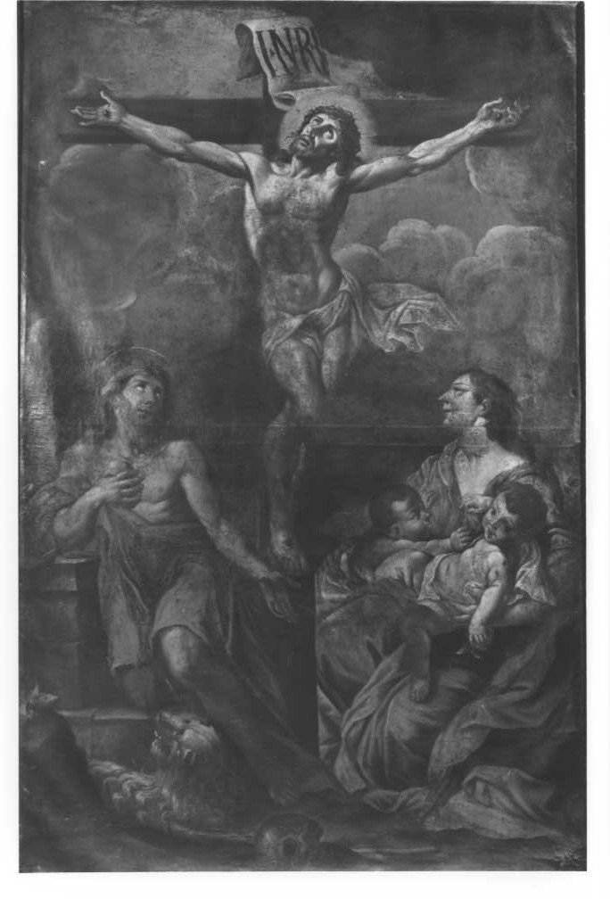 crocifissione (dipinto) - ambito marchigiano (sec. XVIII)