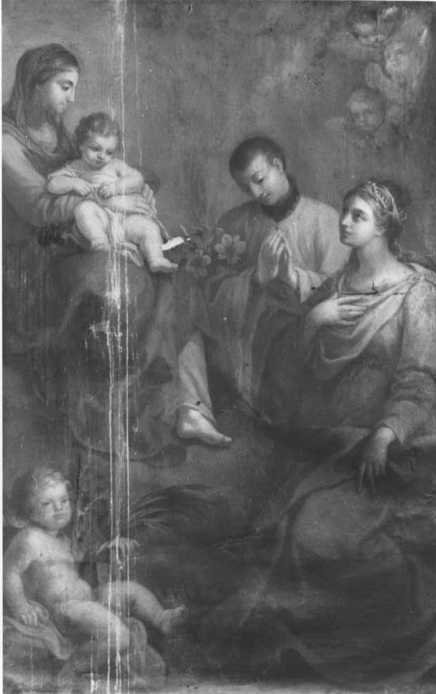 Madonna con Bambino e Santi (dipinto) - ambito Italia centrale (seconda metà sec. XVIII)