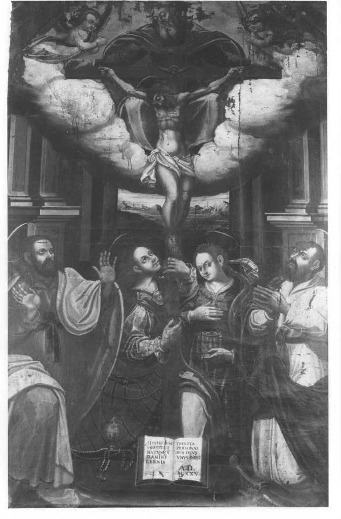 Trinità e Santi (dipinto) - ambito italiano (sec. XVII)