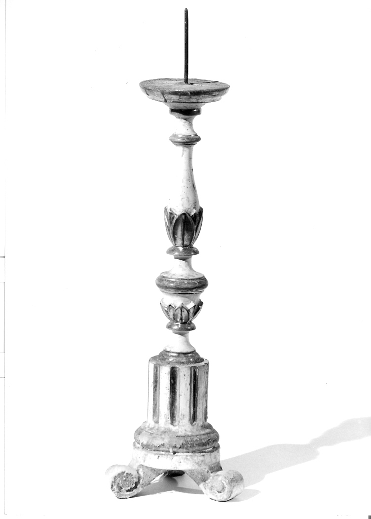 candeliere - manifattura marchigiana (prima metà sec. XIX)