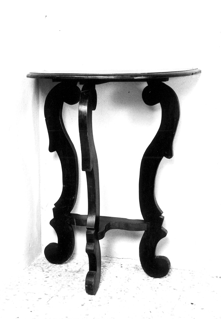 tavolino, serie - bottega marchigiana (fine/inizio secc. XVIII/ XIX)