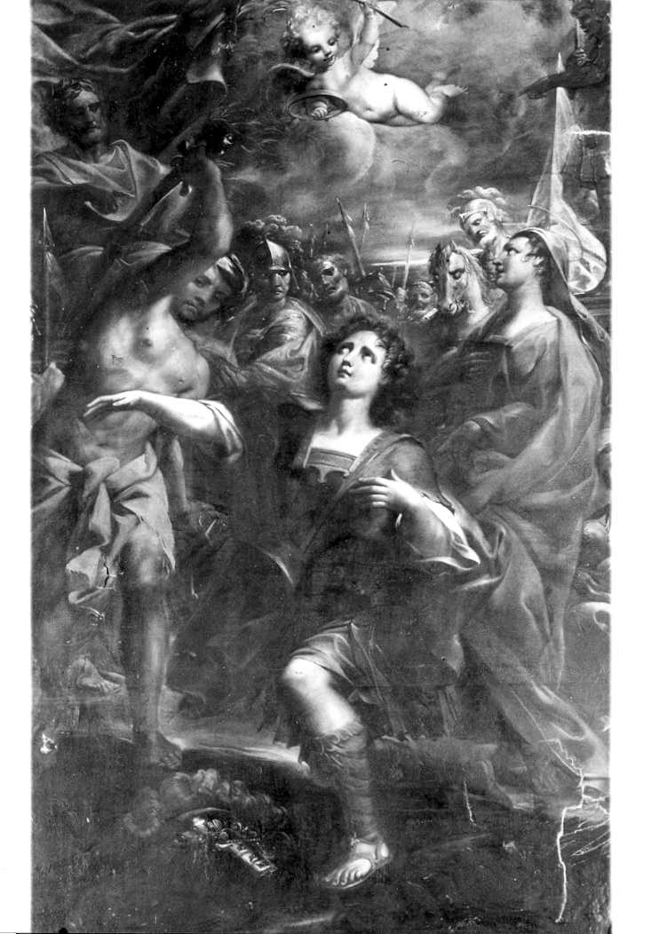 martirio di Sant'Adriano (dipinto) - ambito marchigiano (prima metà sec. XVII)