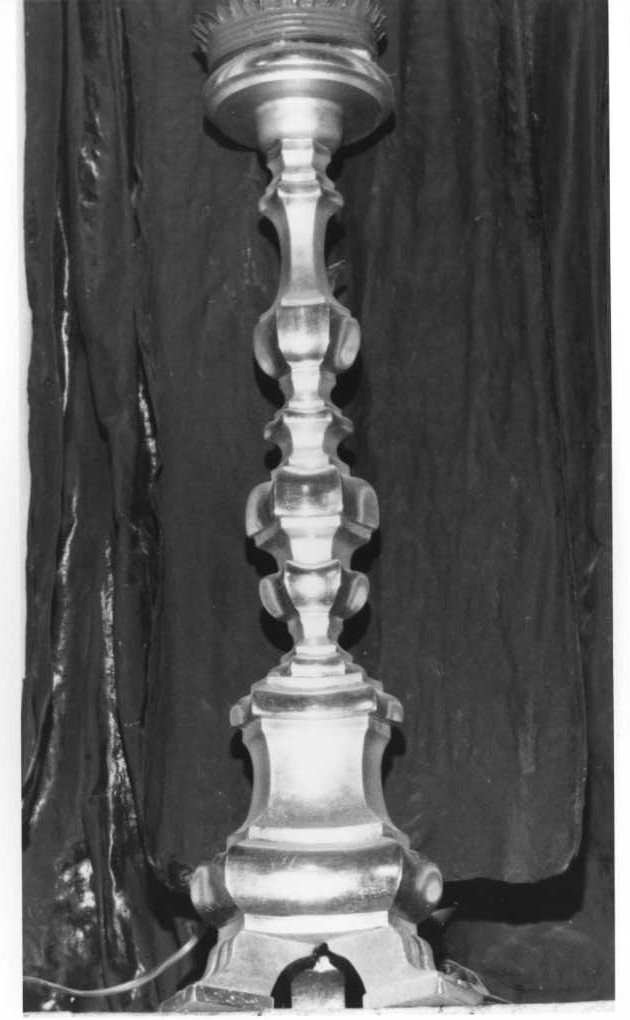 candelabro, serie - ambito marchigiano (sec. XVIII)