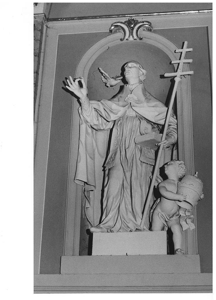San Gregorio Magno (statua) - ambito marchigiano (sec. XVIII)