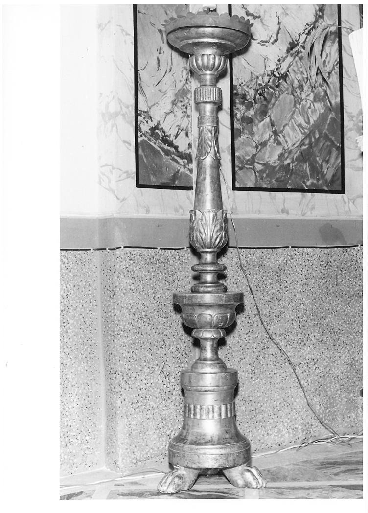 candelabro, serie - ambito marchigiano (sec. XIX)
