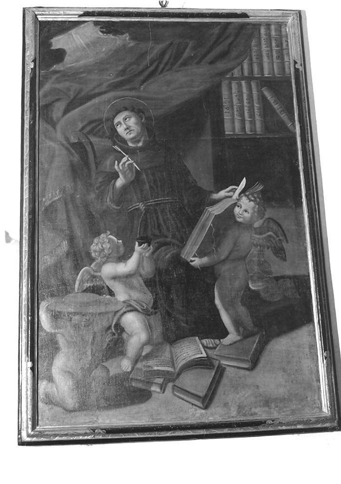 Sant'Agostino nello studio (dipinto) - ambito marchigiano (sec. XVII)