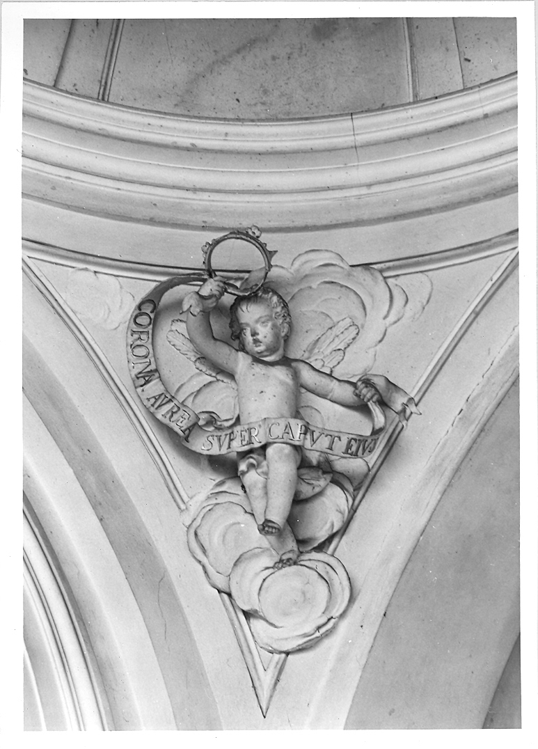 angelo (decorazione plastica, serie) di Rondelli Francesco Antonio (attribuito) (fine sec. XVIII)