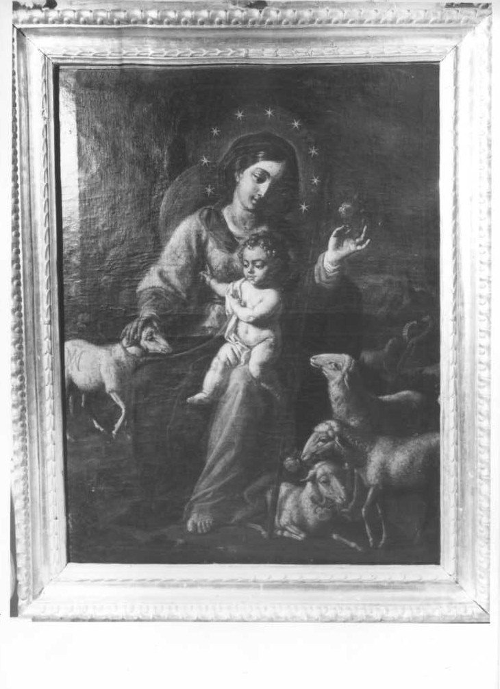 Madonna con Bambino (dipinto) di Allevi Francesco Saverio (seconda metà sec. XVIII)