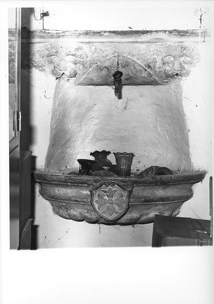 fontana da sacrestia - bottega marchigiana (sec. XVIII)