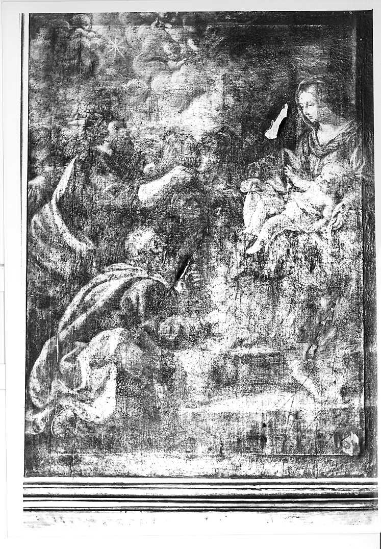 adorazione dei Re Magi (dipinto) - ambito marchigiano (fine/inizio secc. XVII/ XVIII)