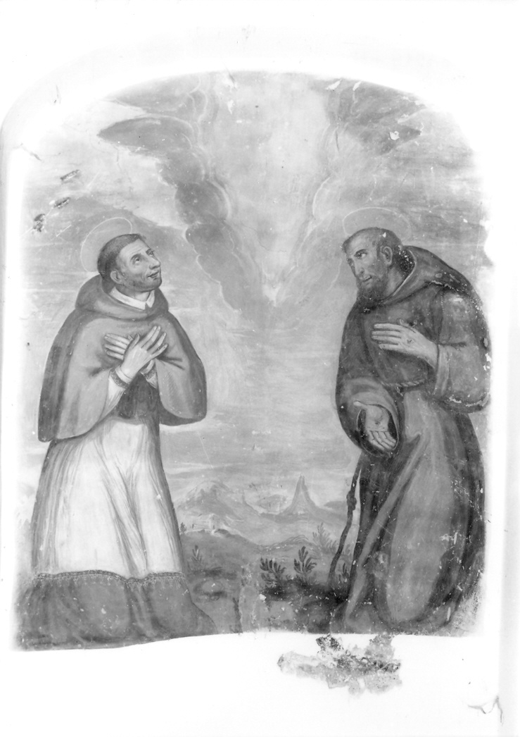 San Carlo Borromeo e San Francesco (dipinto) - ambito marchigiano (seconda metà sec. XVIII)