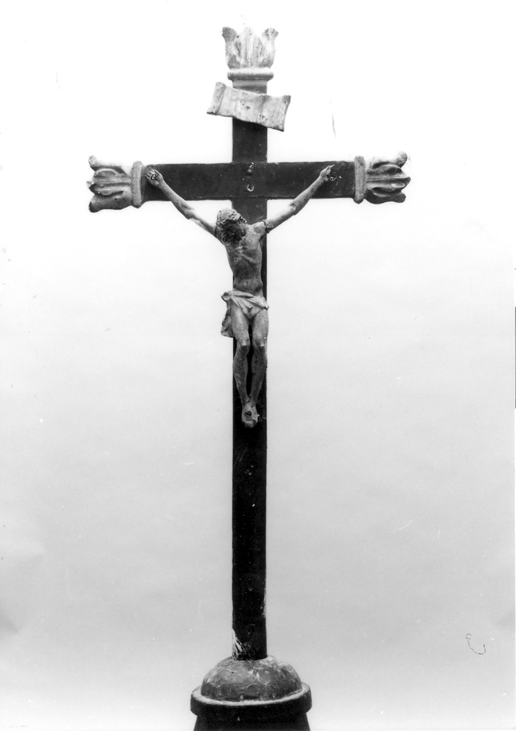 croce da tavolo - bottega marchigiana (fine/inizio secc. XIX/ XX)