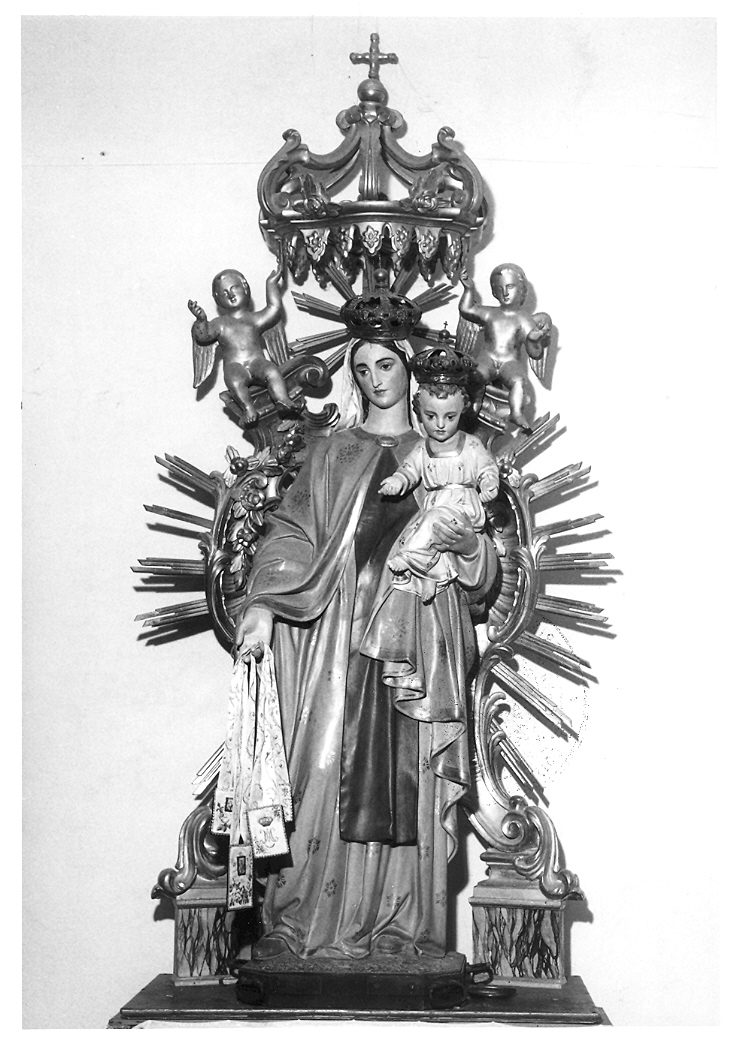 Madonna con Bambino (statua processionale) - manifattura marchigiana (seconda metà sec. XIX)