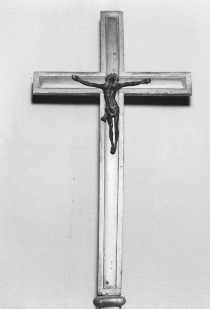 croce processionale - manifattura marchigiana (metà sec. XVIII)