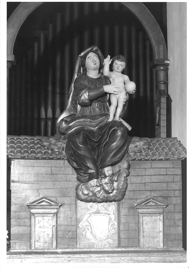 Madonna con Bambino (statua processionale) - manifattura Italia centrale (sec. XVIII)