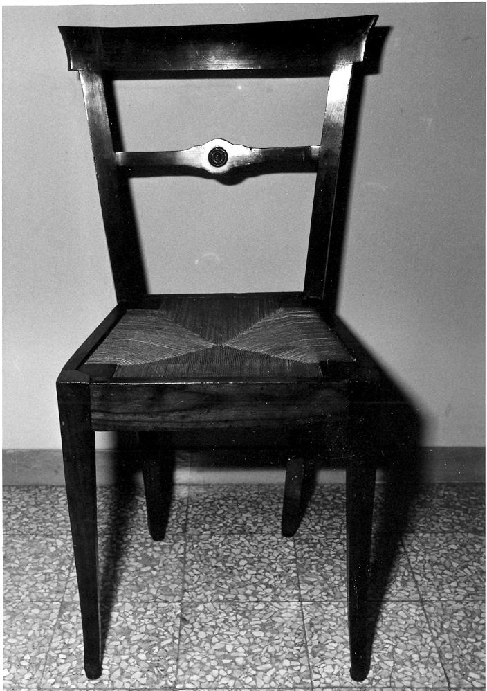 sedia, serie - manifattura marchigiana (seconda metà sec. XIX)
