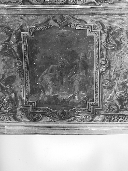 battesimo di Cristo (dipinto, elemento d'insieme) di Cialdieri Girolamo di Bartolomeo (attribuito) (sec. XVII)