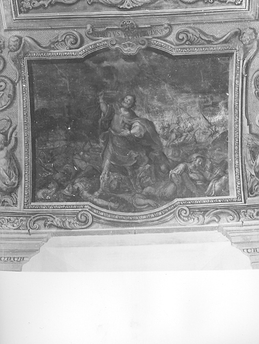 Sansone stermina i Filistei con una mascella d'asino (dipinto, elemento d'insieme) di Cialdieri Girolamo di Bartolomeo (attribuito) (sec. XVII)