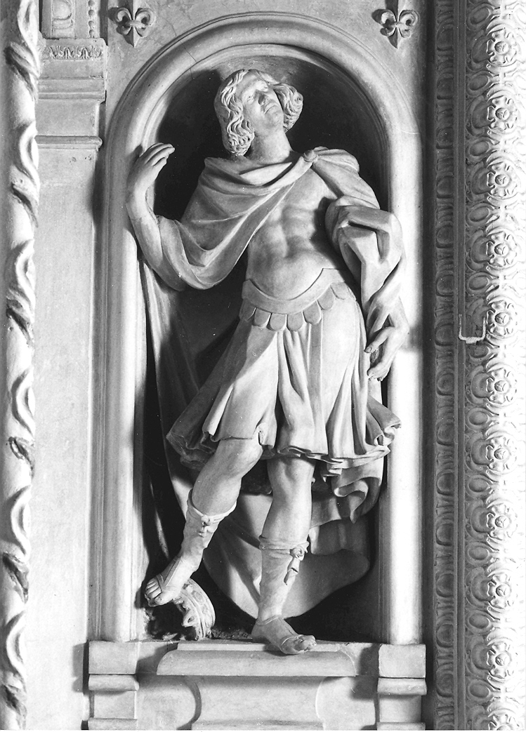 San Luigi dei Francesi (statua) - bottega marchigiana (terzo quarto sec. XVII)