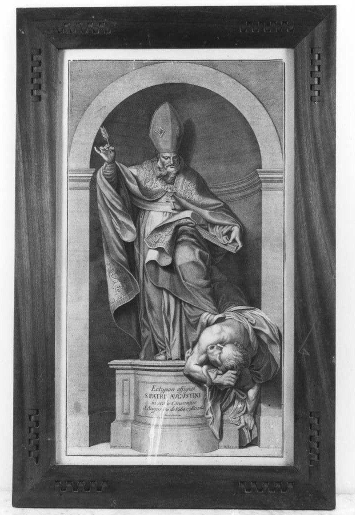 Sant'Agostino (stampa) di Tinti Camillo, Varlé Gioacchino (seconda metà sec. XVIII)