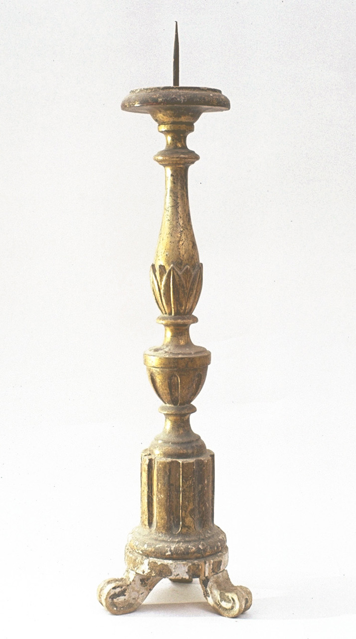 candelabro, serie - bottega pesarese (seconda metà sec. XIX)