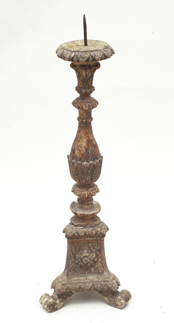 candelabro, serie - bottega pesarese (sec. XVIII)