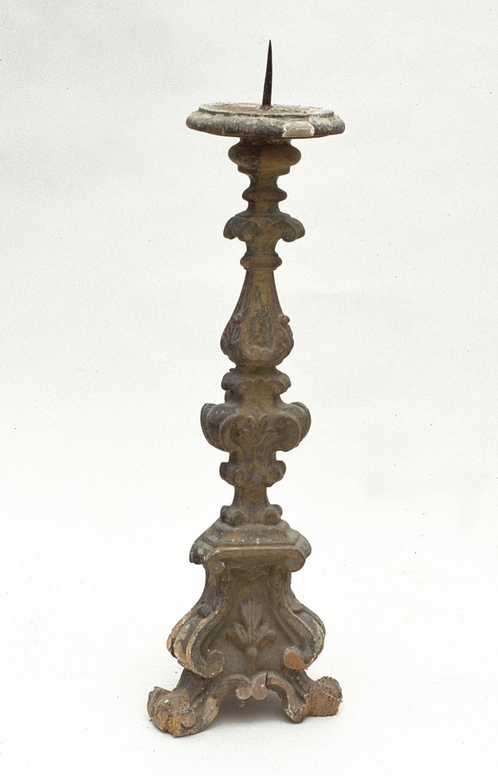 candelabro, coppia - bottega pesarese (sec. XVIII)