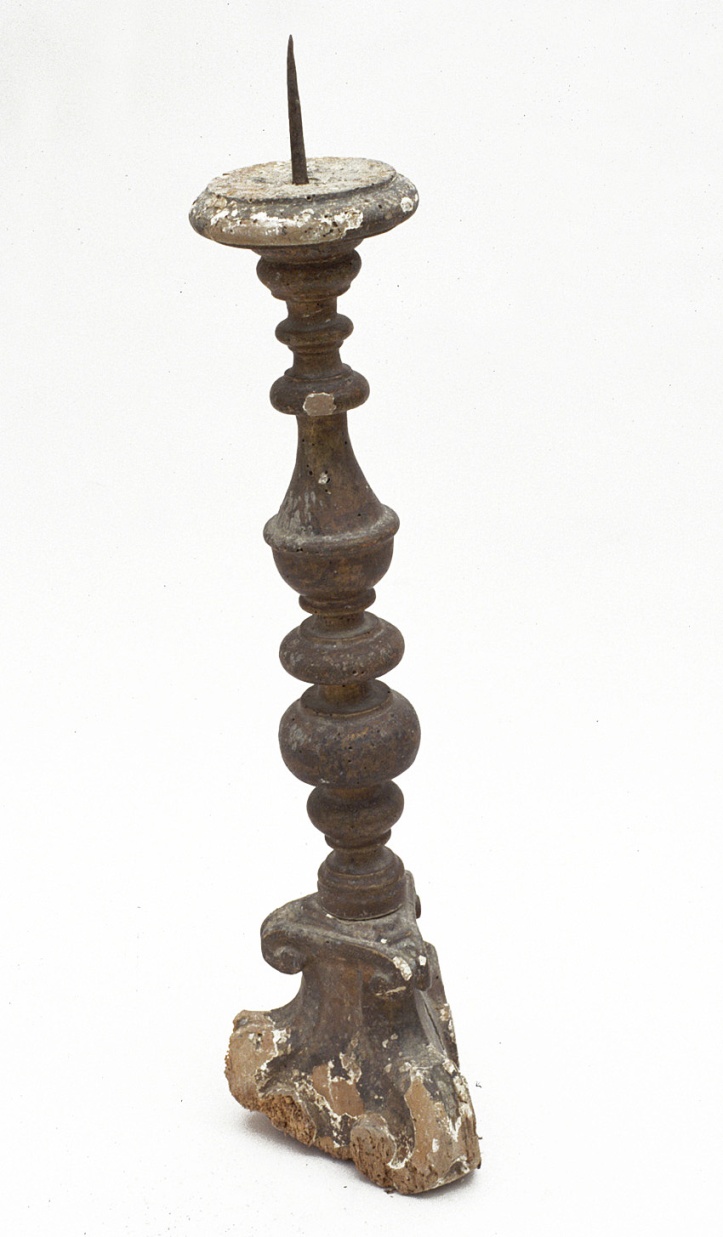 candelabro, serie - bottega pesarese (sec. XVIII)