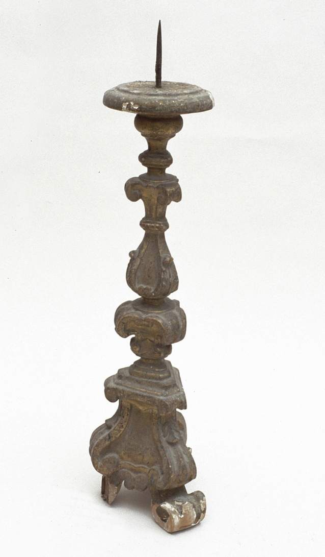 candelabro, serie - bottega pesarese (metà sec. XVIII)