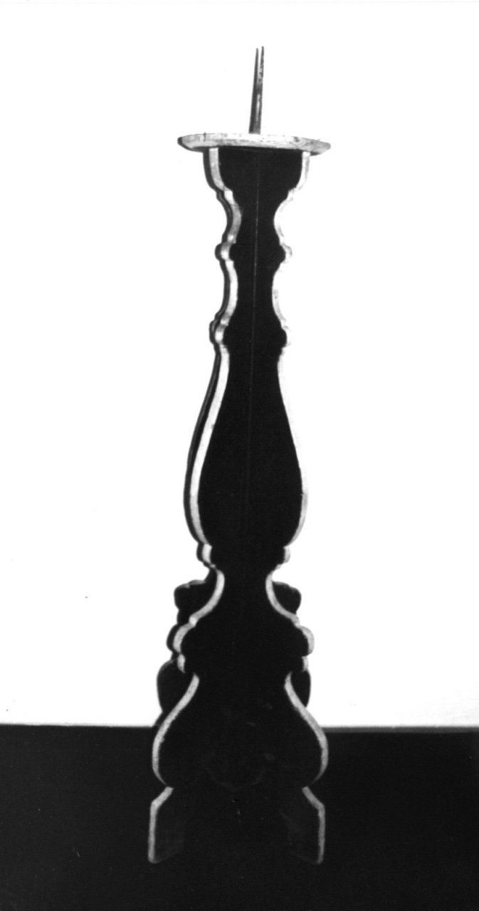 candelabro, serie - bottega pesarese (seconda metà sec. XIX)