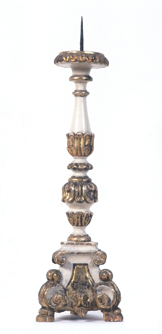 candelabro, serie - bottega pesarese (sec. XVIII)