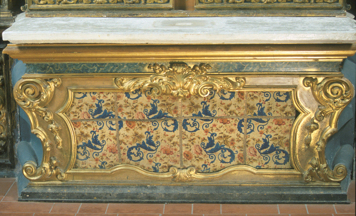 paliotto, elemento d'insieme di Polinori Giuseppe, Grillanda Girolamo (fine sec. XVII)