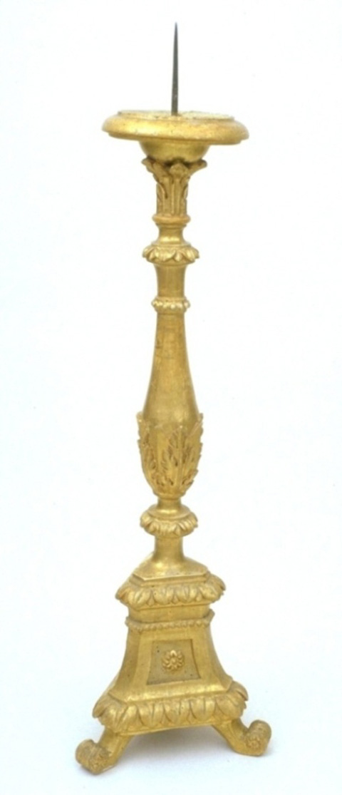 candelabro, serie - bottega pesarese (prima metà sec. XIX)