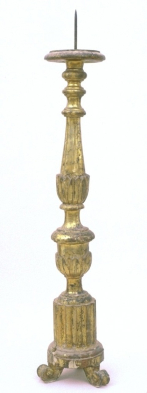 candelabro, serie - bottega pesarese (primo quarto sec. XIX)