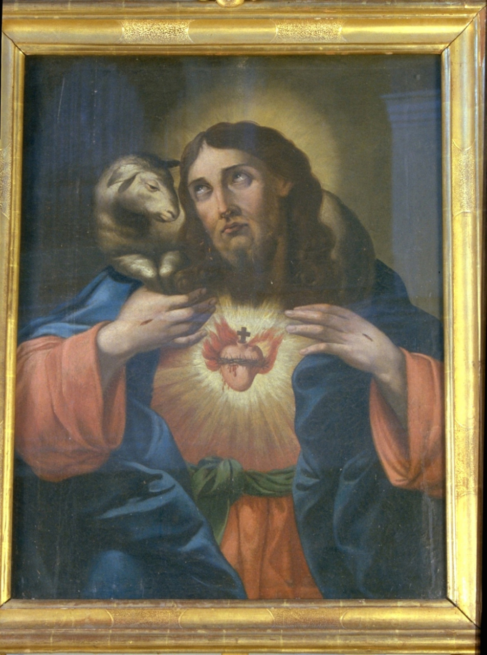 Sacro Cuore di Gesù (dipinto) - ambito marchigiano (fine sec. XIX)