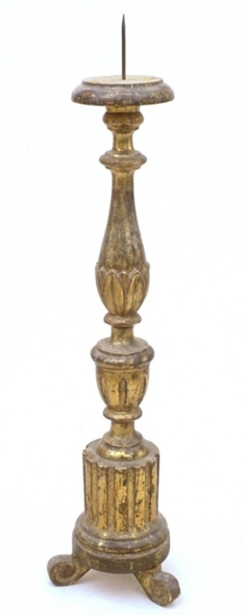 candelabro, serie - bottega pesarese (prima metà sec. XIX)