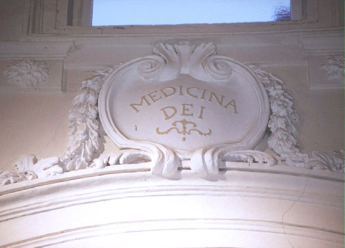 medaglione, coppia - bottega pesarese (prima metà sec. XVIII)