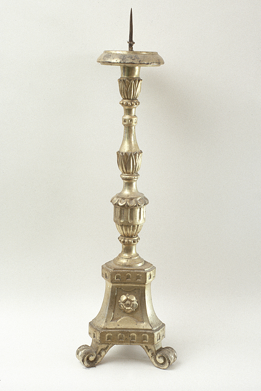 candelabro, serie - bottega pesarese (metà sec. XIX)