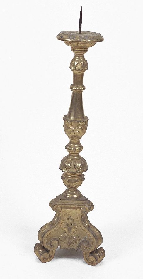 candelabro, serie - bottega pesarese (seconda metà sec. XVIII)