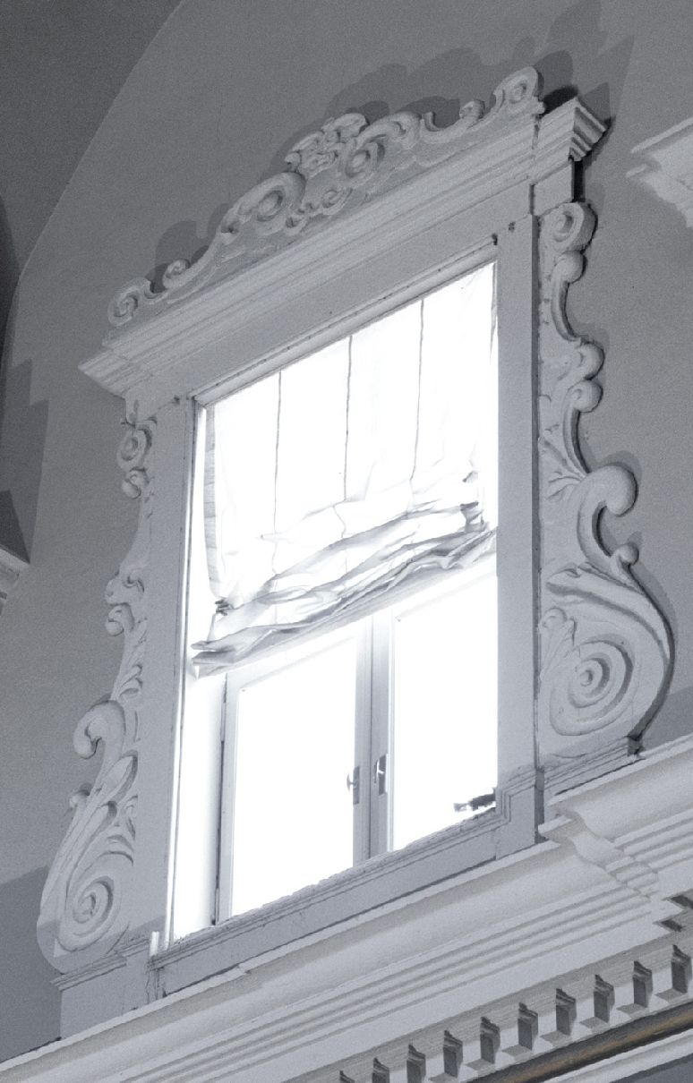 mostra di finestra, serie - bottega pesarese (seconda metà sec. XVII)