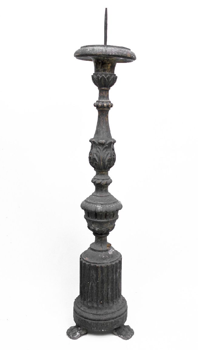 candelabro, coppia - bottega pesarese (sec. XIX)