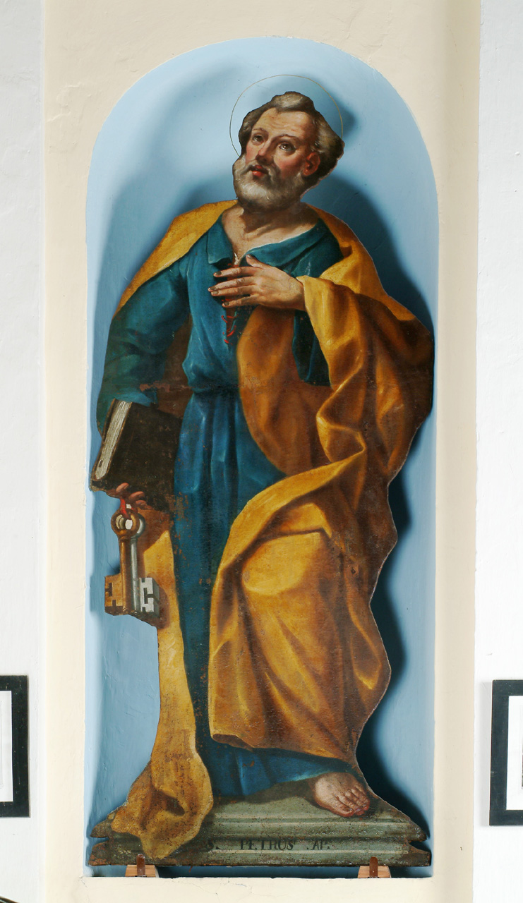 San Pietro Apostolo (dipinto, elemento d'insieme) - ambito marchigiano (sec. XVIII)