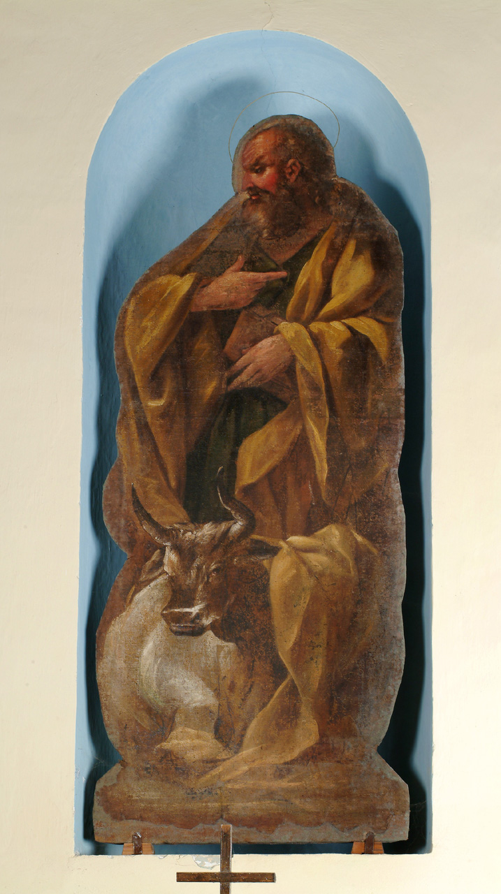 San Matteo Evangelista (dipinto, elemento d'insieme) - ambito marchigiano (sec. XVIII)