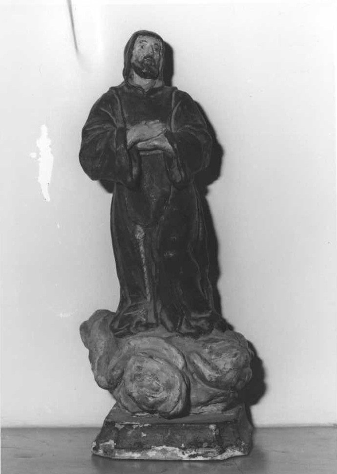 San Francesco d'Assisi (statua) - bottega marchigiana (sec. XIX)