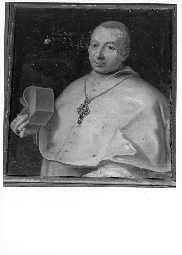 ritratto di ecclesiastico (dipinto) - ambito marchigiano (sec. XVIII)