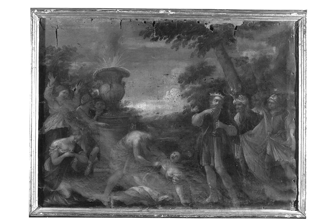 storia di Anania e Saffira (dipinto) - ambito marchigiano (seconda metà sec. XVII)