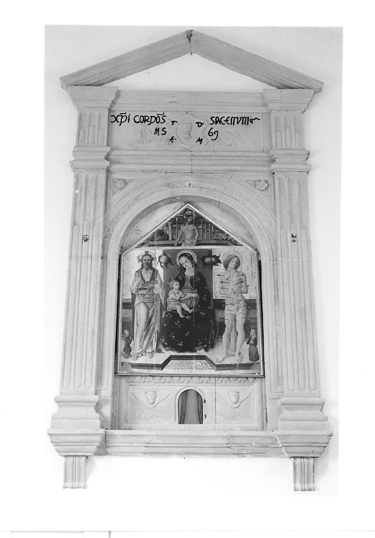 altare - a edicola - bottega marchigiana (sec. XVI)