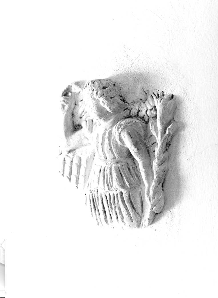 angelo (rilievo, frammento) - bottega marchigiana (seconda metà sec. XIV)
